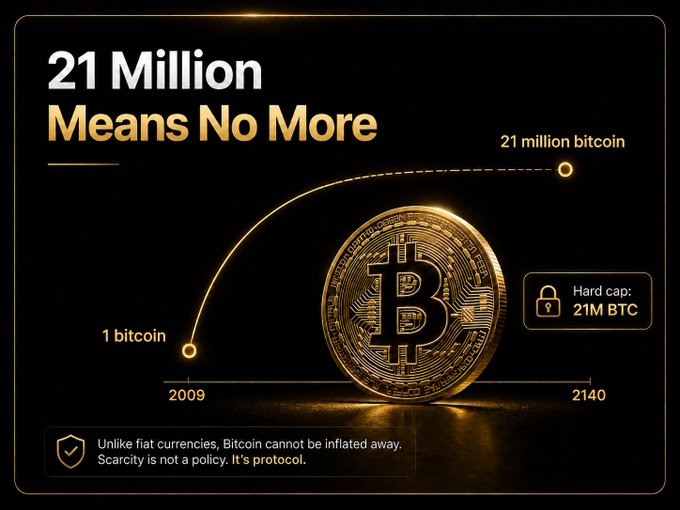 Bitcoin's hard cap of 21 million coins